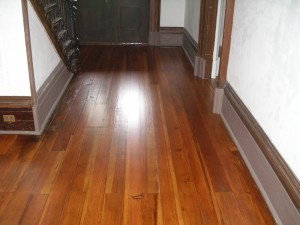Heart pine floor restortion